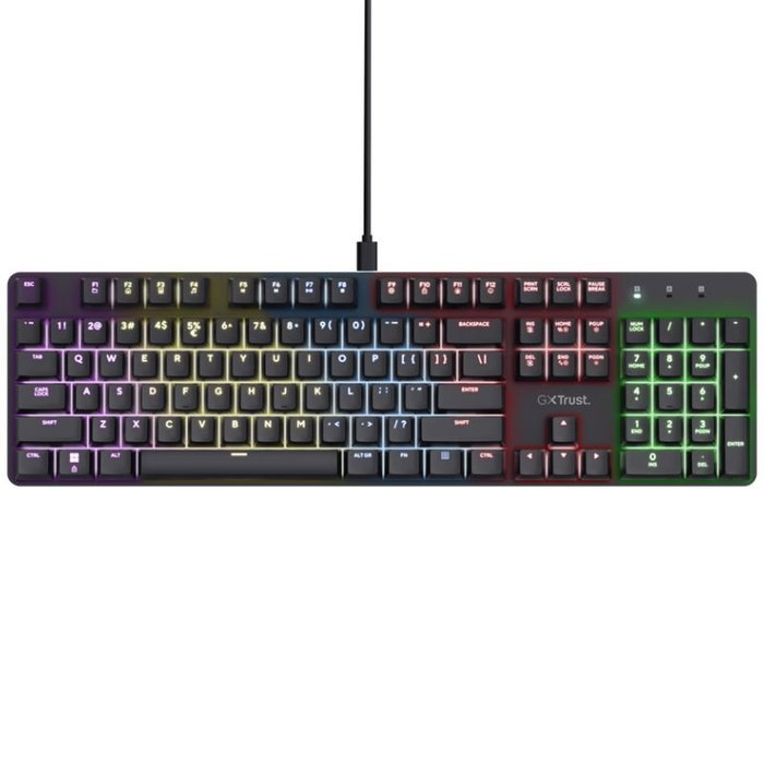 Trust Gaming Teclado Mecánico GXT 871 Zora RGB Negro